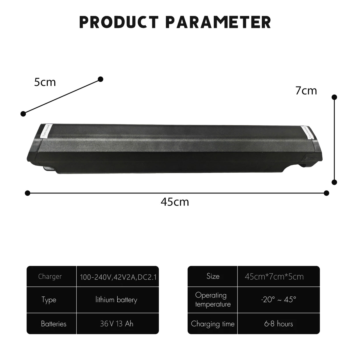 Batterie de vélo électrique 36V13AH pour M920