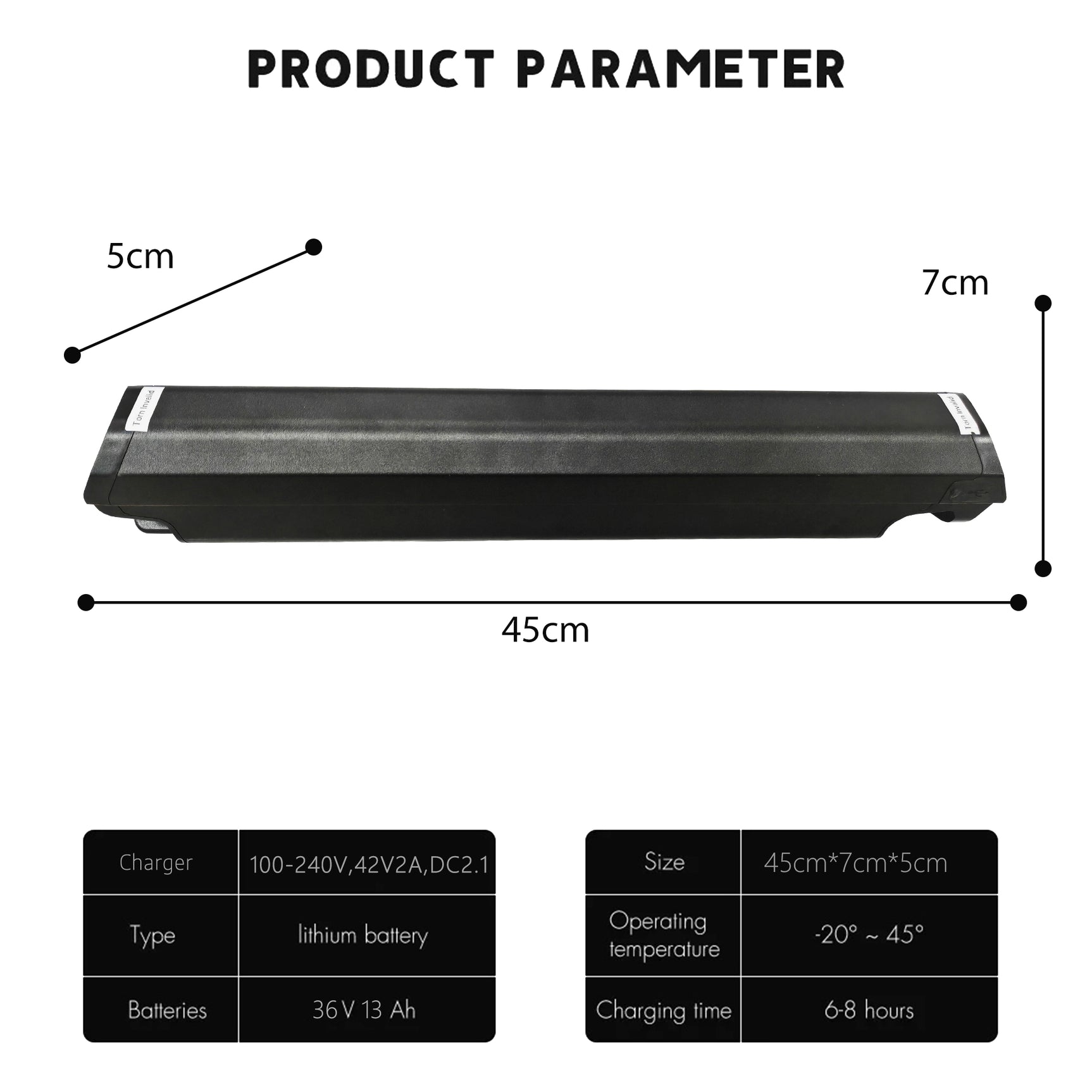 Electric Bike Battery 36V13AH for M920