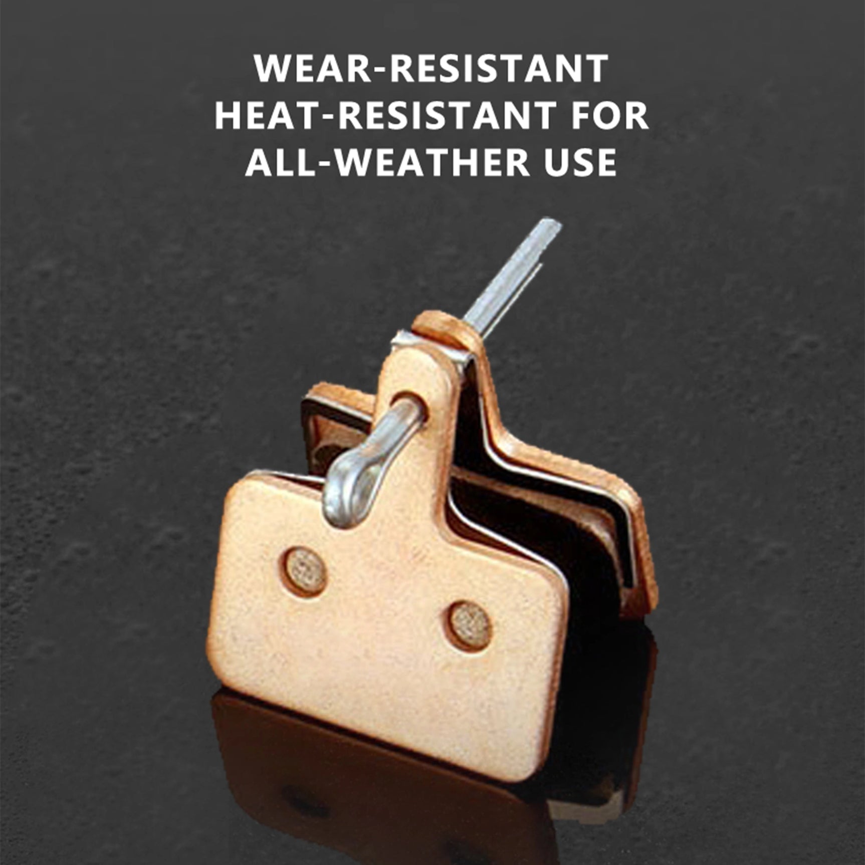 Pastillas de freno metálicas para bicicleta TP-01B-M