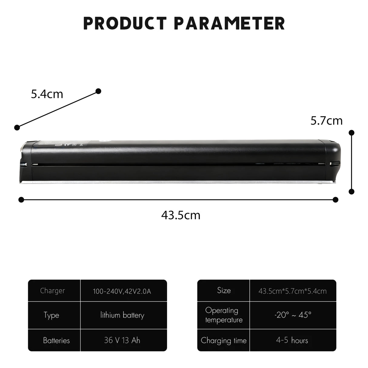 Batterie de vélo électrique pour CMACEWHEEL F700-B