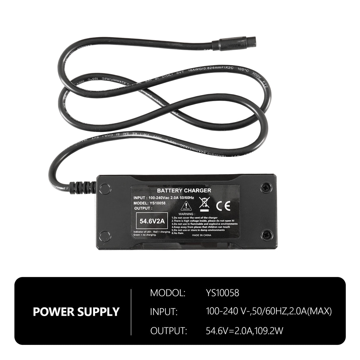 Chargeur pour vélo électrique CMACEWHEEL K20