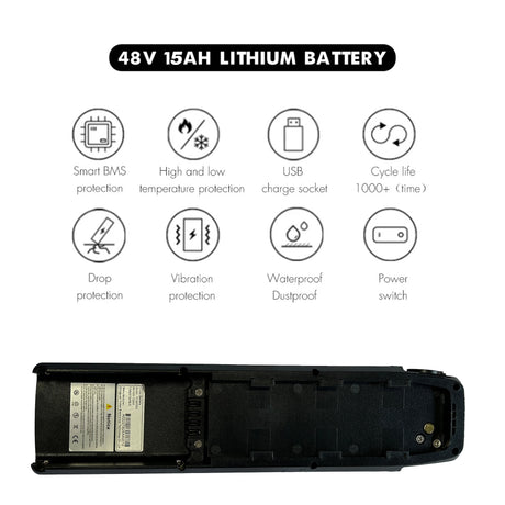 Batteria per bicicletta elettrica 48V15AH per R8SE