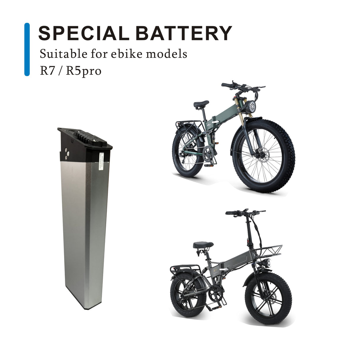 Electric Bike Battery 48V16AH/12.8AH for Ebike